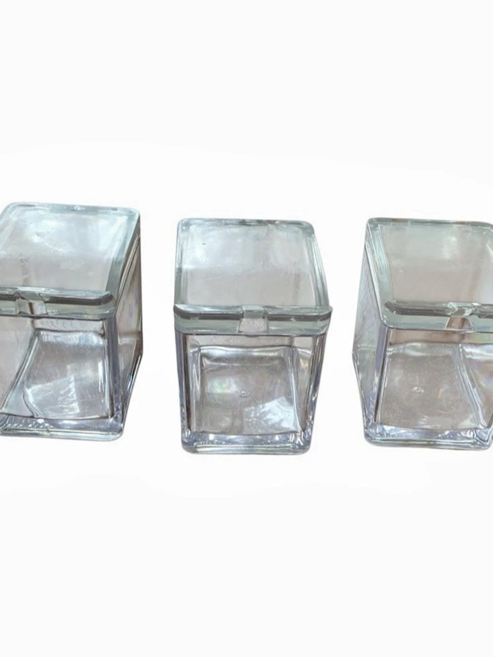 Set of 3 Clear Makeup Organizers